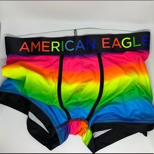 American Eagle Rainbow Trunks-size M